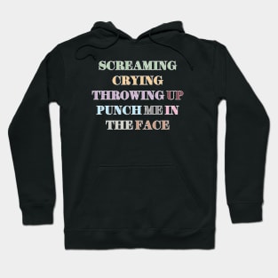 Screaming, Crying, Meme Hoodie